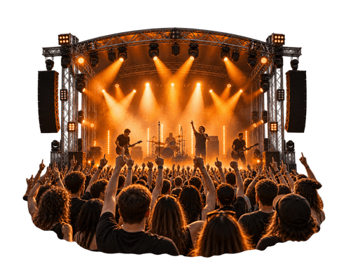 KI-generiertes Symbolmotiv für Events