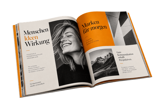 KI-generiertes Symbolmotiv für Print