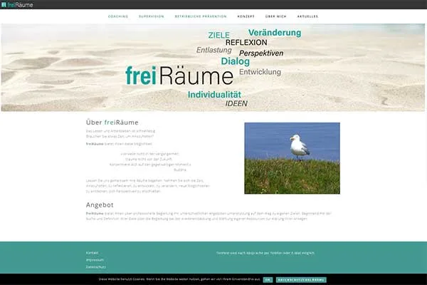 Website freiRäume