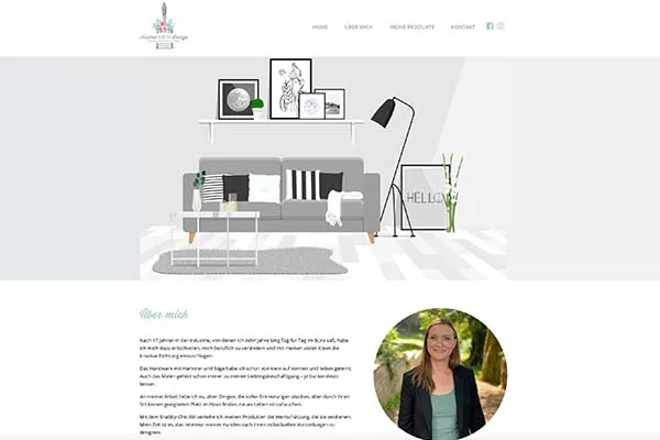 Website von Nadines New Design